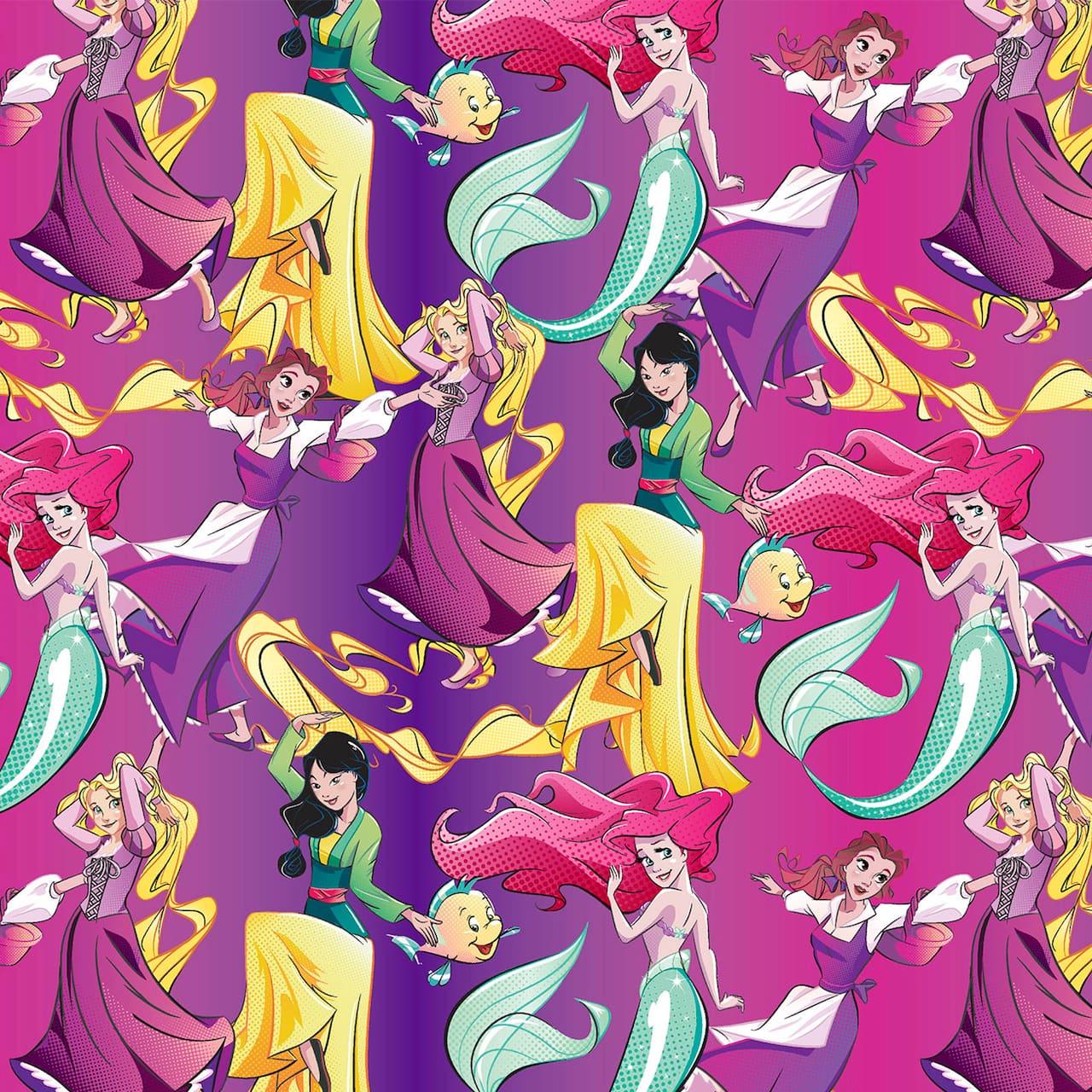 Springs Creative Disney&#xAE; Princess All Over Cotton Fabric